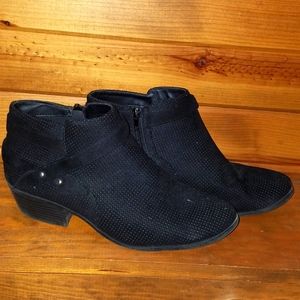 Womens Sz10 Soda Black Booties